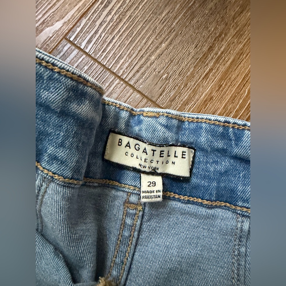 Bagatelle Jeans Womens Blue‎ Denim Wide-Leg High Waisted - Picture 10 of 12